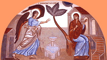 fresque de l'Annonciation