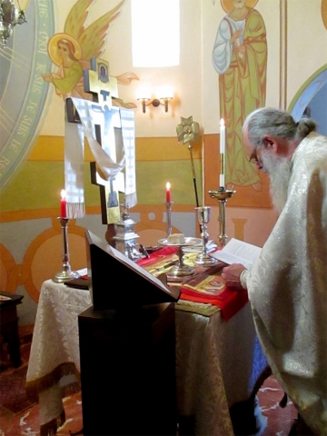 Divine Liturgie Prière de l'inclination